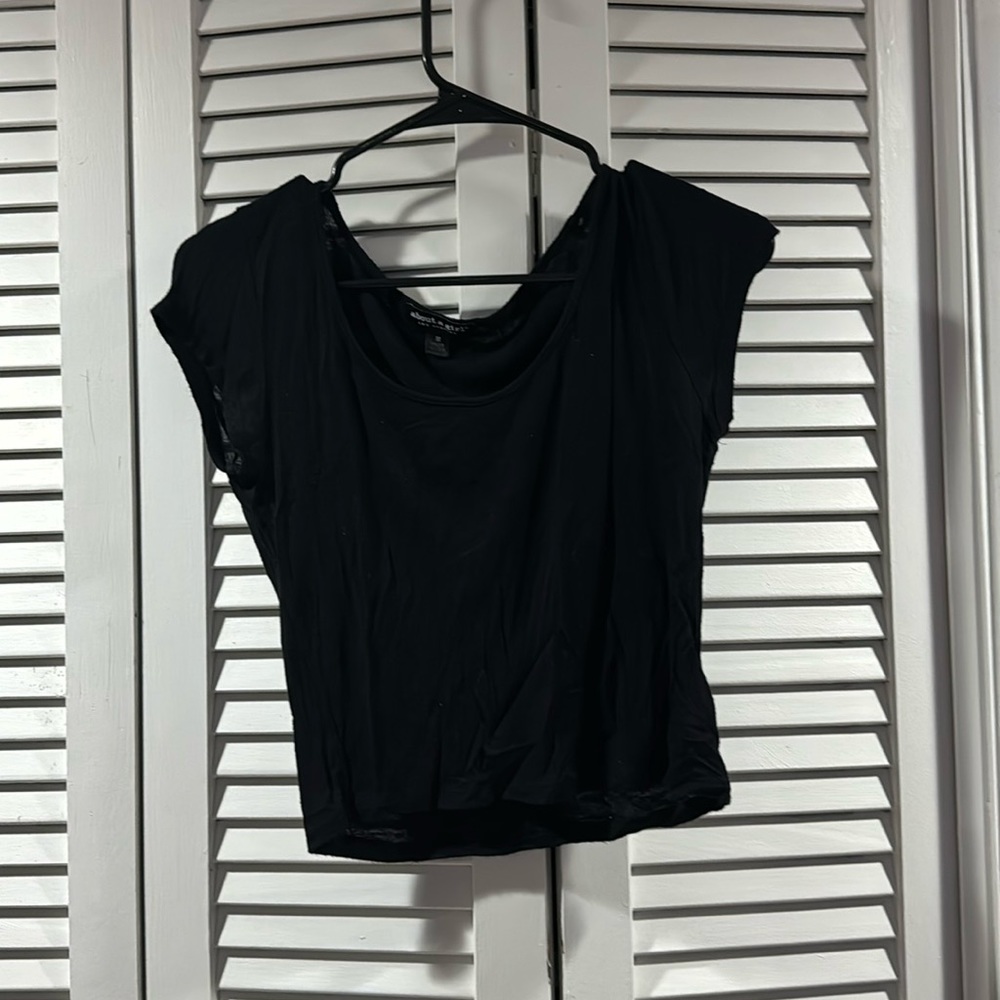 Black Crop Top
